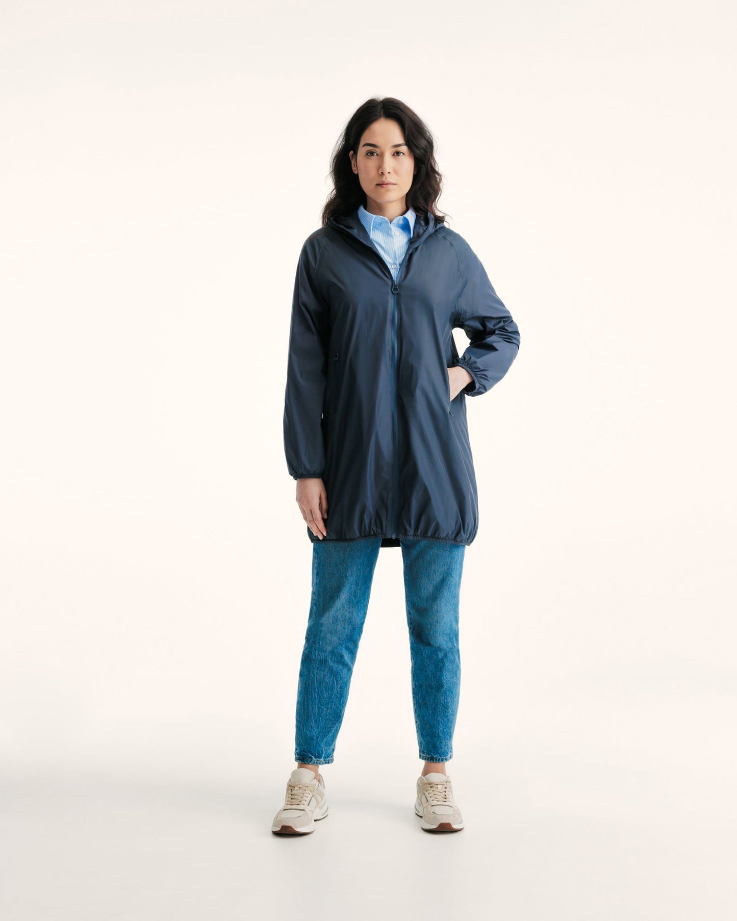 Imperméable long doublé polaire Marine Glendale Polar