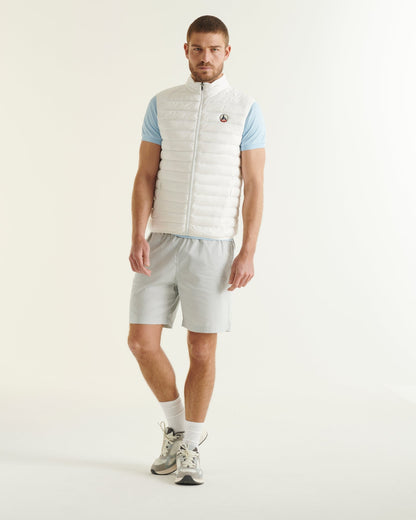 Doudoune sans manches Blanc Tom