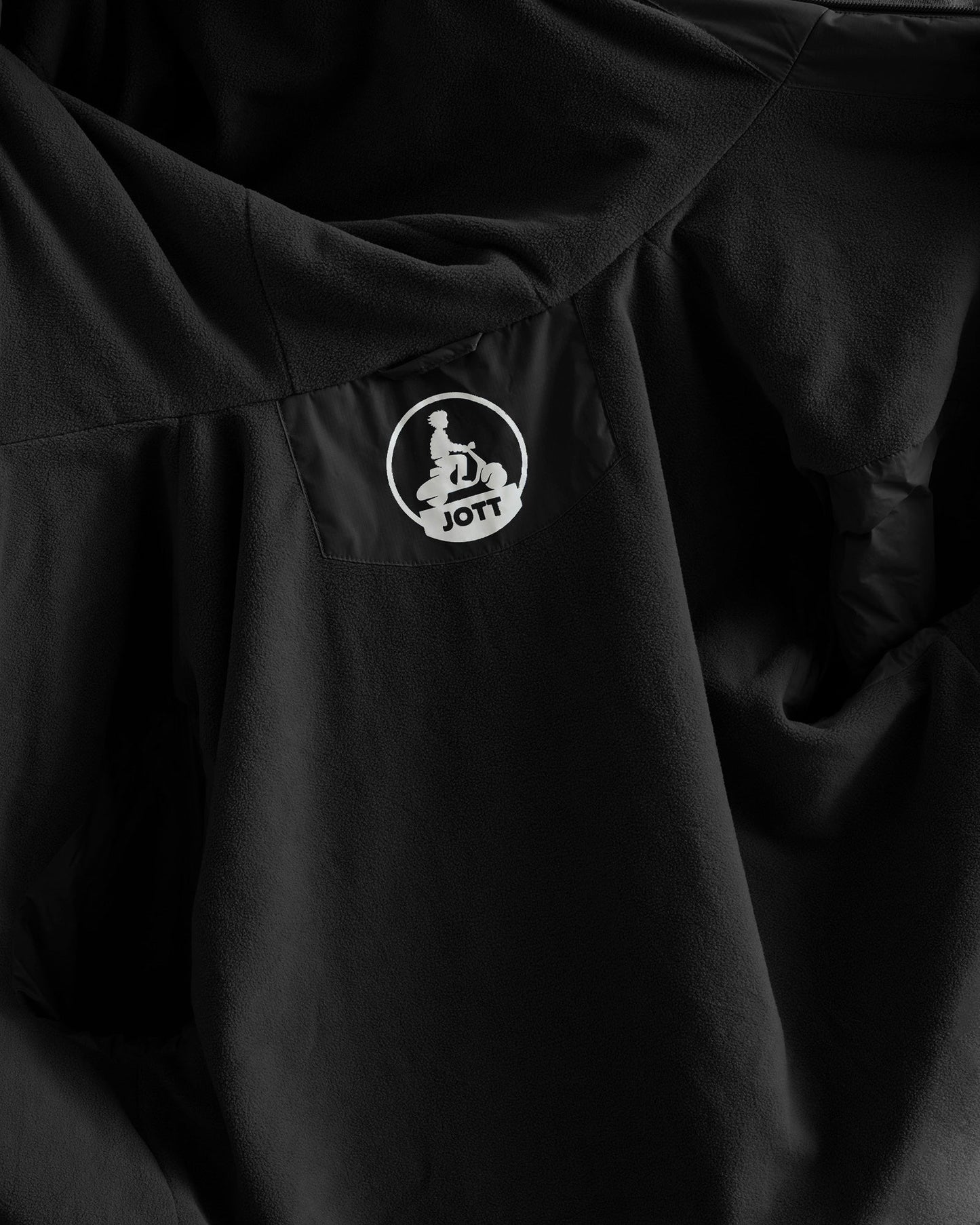 Imperméable long doublé polaire Noir Oban Polar