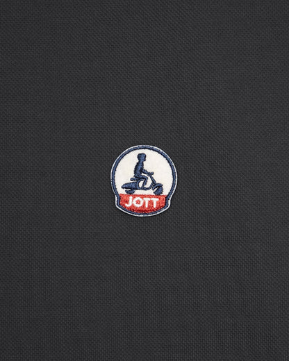 Polo en coton biologique Noir Marbella