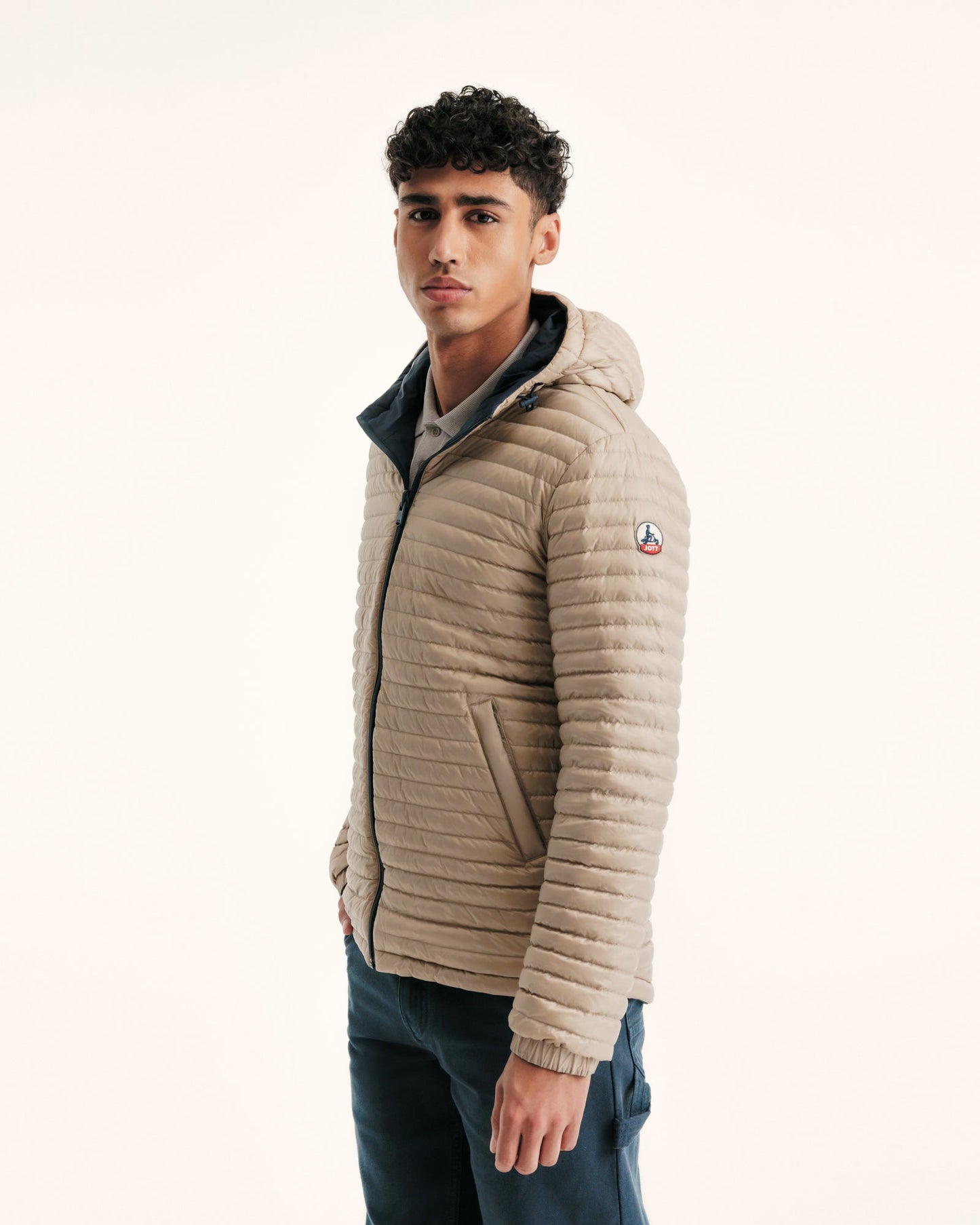 Doudoune ultralégère réversibles Marine/Beige Chicago 2.0