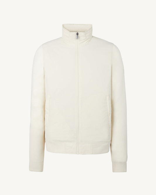 Veste à capuche bi-matière  Argile Bardenas