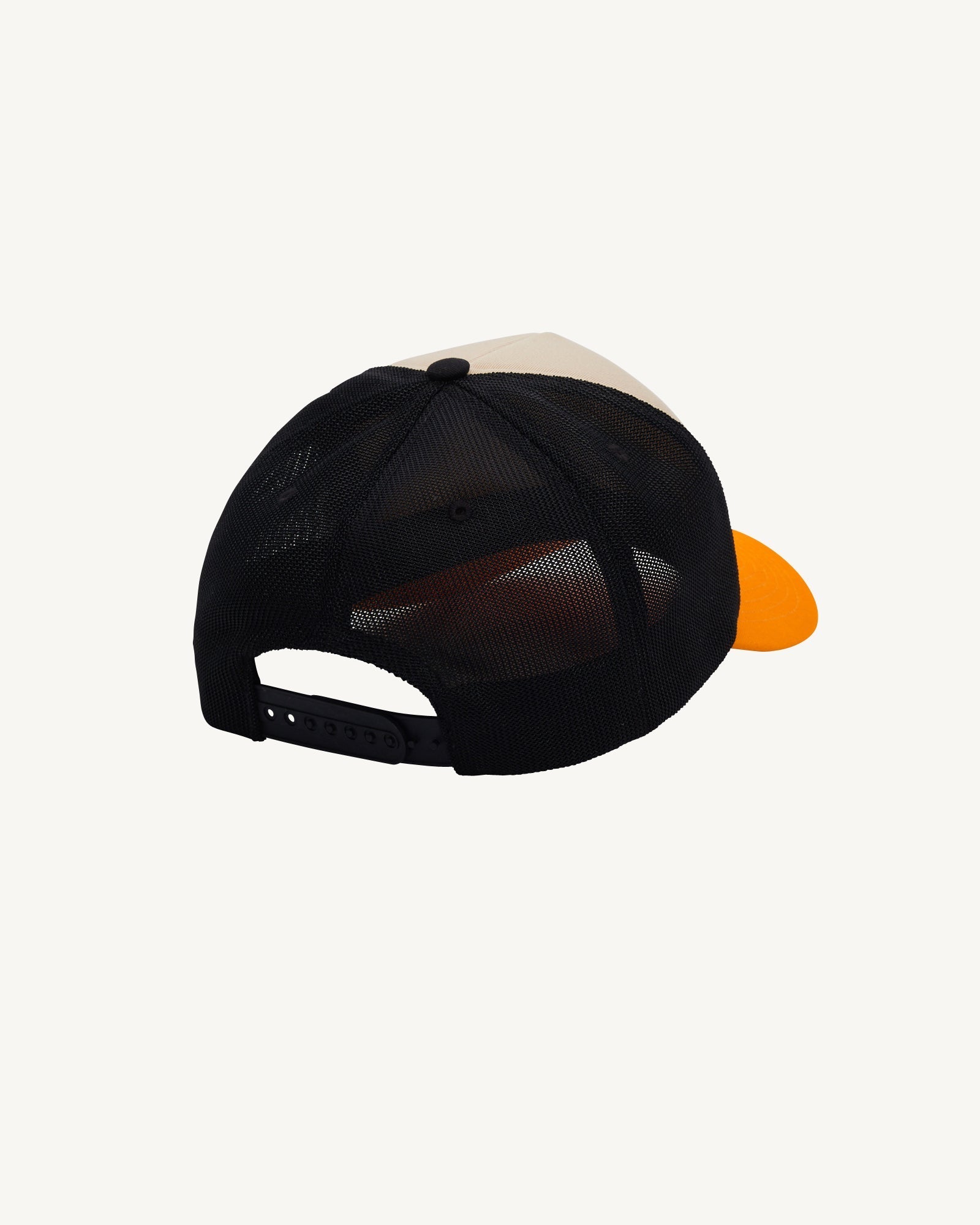 Casquette bicolore à filet Tangerine/Argile/Noir Sail