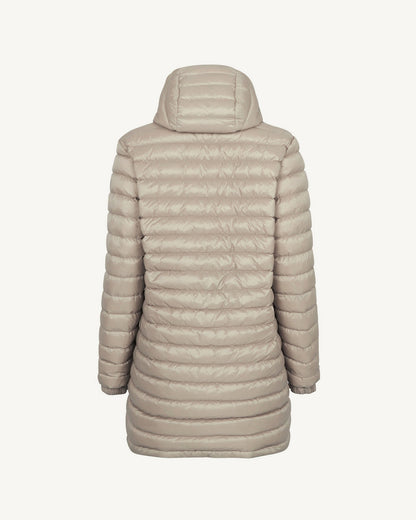 Doudoune longue réversible Army/Beige Roma 2.0